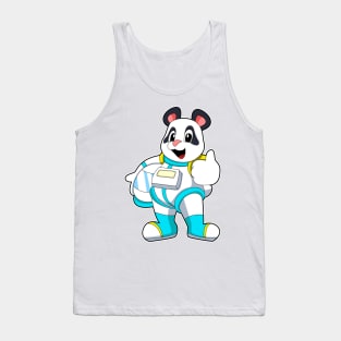 Panda as Astronaut with Costume Tank Top